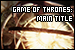  Game of Thrones - Main Theme