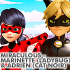 Love Square: Miraculous - Marinette (Ladybug)/Adrien (Cat Noir)